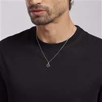 Collana Mabina Uomo NAVY RULE in Argento Zircone 553485 - 553485